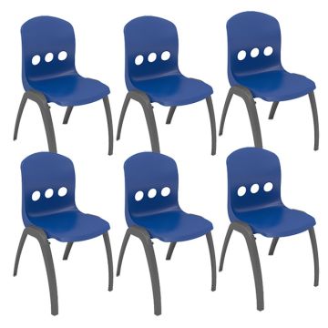 Bulldog Plastic Stack Chair - Pack of 6