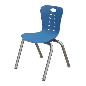 Synergy Stack Chair w/ Powder Coat Frame- Quick Ship (14'' H Pre K to 2nd)