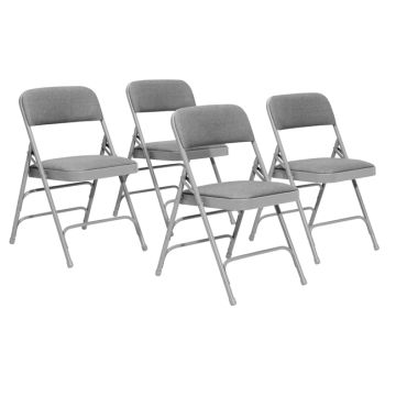 Fabric Padded Folding Chair ( Pack of 4 )