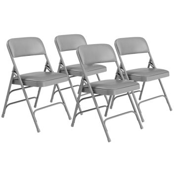 Vinyl Padded Folding Chair (Pack of 4)