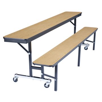 Mobile Convertible Bench Tables