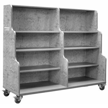 Hideaway Bookshelf Storage Cart
