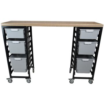 StorWerks Mobile Workbench w/ ShopTop & 6 StorSystem Trays