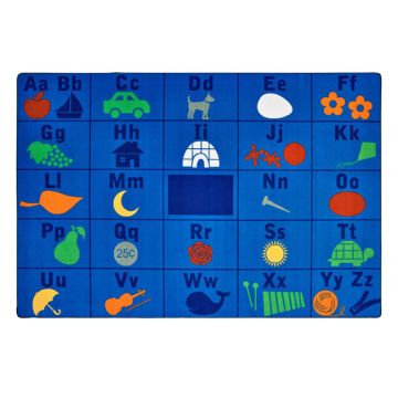 Alphabet Seating Rug (7-1/2' x 12' Rectangle)