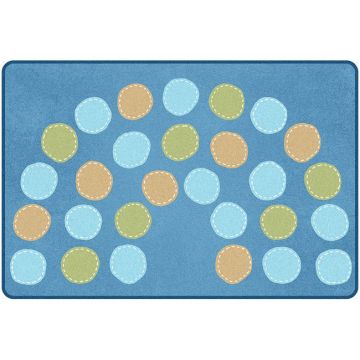 Calming Colors Arch Seating Rug (6' x 9' Rectangle)