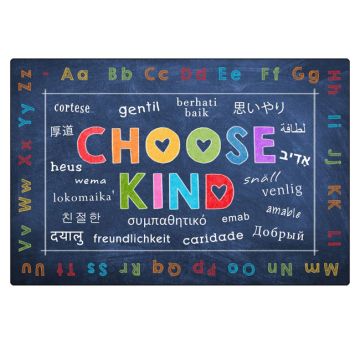 Choose Kind Classroom Rug (8' x 12' Rectangle)