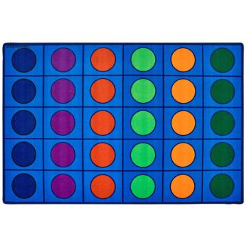 Seating Circles Circletime Rug (7'6" x 12' Rectangle)