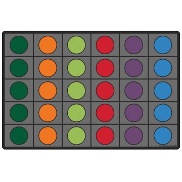 Seating Circles Circletime Rug (6' x 9' Rectangle)