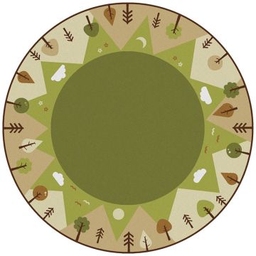 KIDSoft Tranquil Mountain Rug (6' Round)