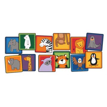 Zoo Animals Seating Kit (16" Square)