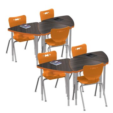 Chevron Desk & Hierarchy Chair Packages