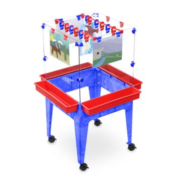 4 Station Easels