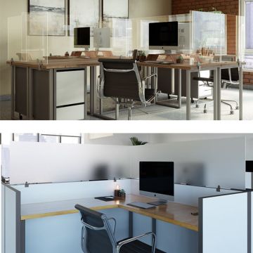 Acrylic Desk Mount & Panel Extenders by OBEX