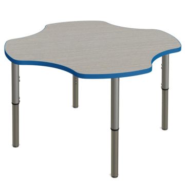 Synergy Adjustable Clover Table - 48'' D