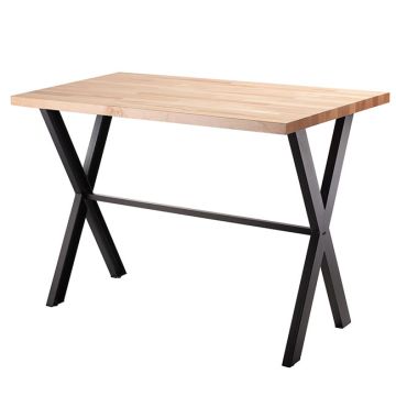 Collaborator Table w/ Butcherblock Top (30'' x 60'' Rectangle)