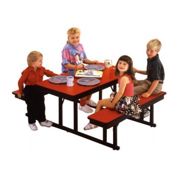 Children's Cafeteria Bench Tables