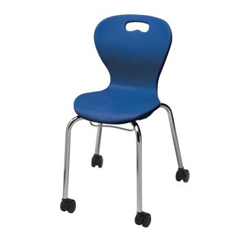 Omnia Stacking Chair w/ Casters (17" H - 5th-Adult)