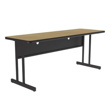 Double Pedestal Base Computer Table