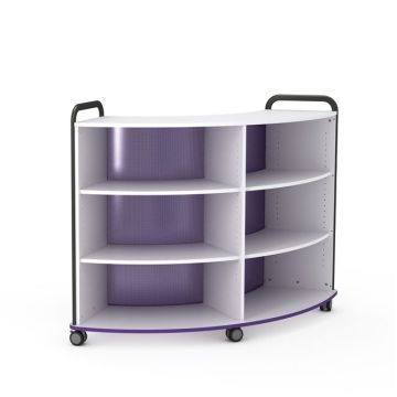 A&D Crossfit Sweep Curved Mobile Shelving