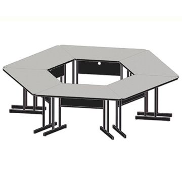 Trapezoid Computer Tables
