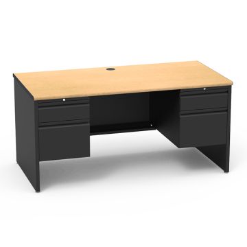 53 Series Teacher Desk w/ Double Pedestal