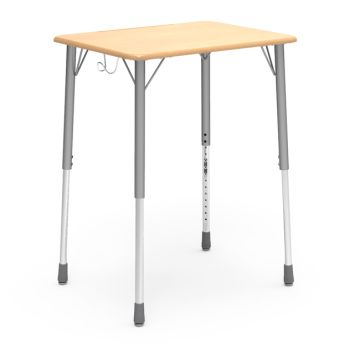 Rectangle Top Zuma Desk w/ Backpack Hanger