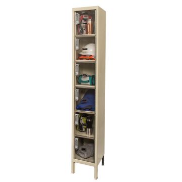 DigiTech Safety-View Plus Six-Tier 1-Wide Lockers