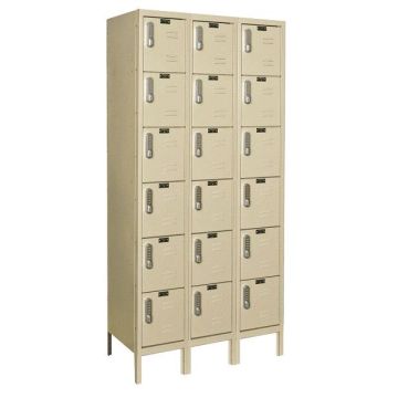 DigiTech Six-Tier 3-Wide Lockers w/ Electronic Lock