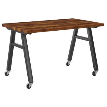 Walnut Butcher Block A-Frame Tables