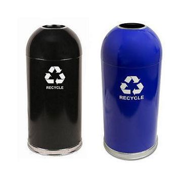 Dome Top Recycling Receptacle