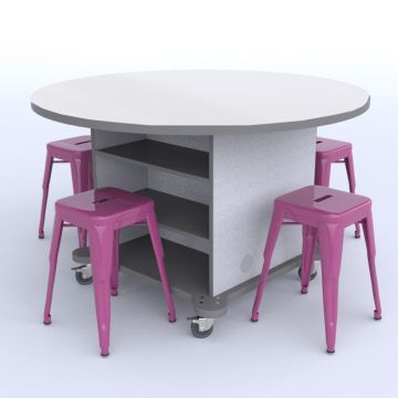 Dry Erase Creation Cube Storage Work Tables