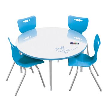 Hierarchy Dry Erase Activity Table Round (42'' W x 42'' D)