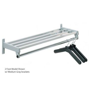 Anodized Aluminum Hanger Style Wall Rack