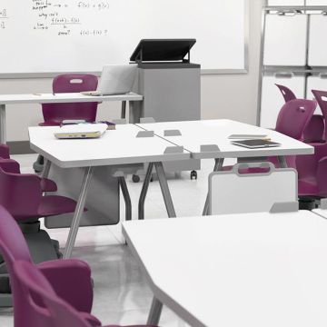 Echo Series Chevron Training Tables