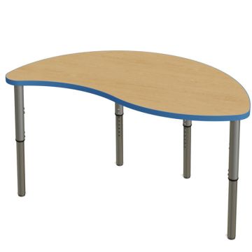Synergy Adjustable Eclipse Table - 30'' D x 54'' W