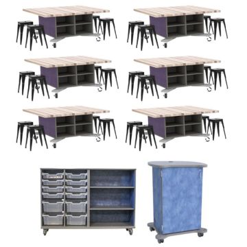 Elementary School 24 Student Classroom Package