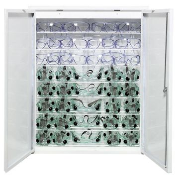 Sanitizing Monitor Eye Safety Storage Cabinet