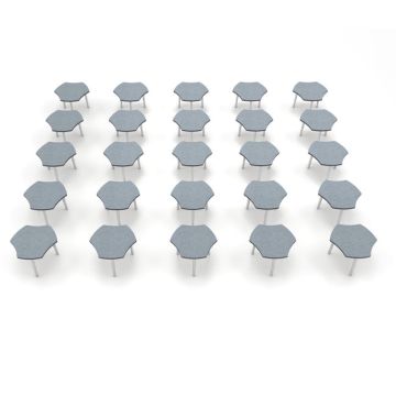 ESTO Hyve 25-Pack Student Desk (T-Mold Edge)