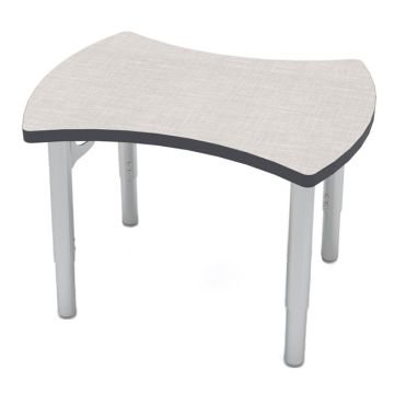 ESTO Hourglass Student Desk (T-Mold Edge)