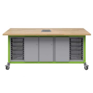Explorer Multi-Storage Cabinet Maker Tables by Haskell
