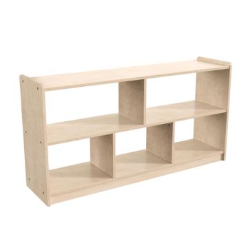 Extra Wide Five-Section Open Storage Unit