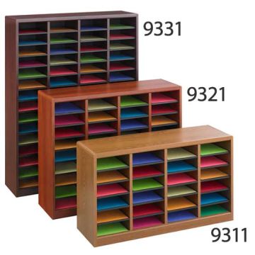 E-Z Stor Wood Literature Organizer by SAFCO