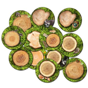 Set of 12 Forest Floor Carpet