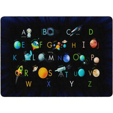 Space ABCs Carpet