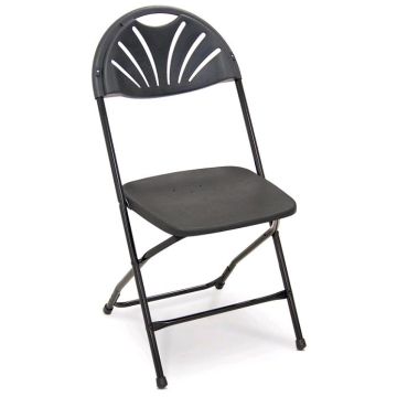 Series 5 Dining Height Folding Chair w/ Fan Back