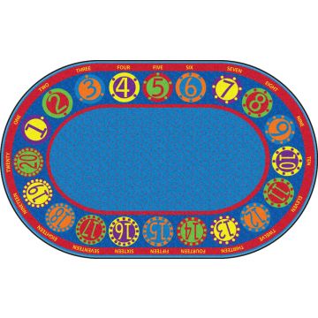 Number Circles Carpet