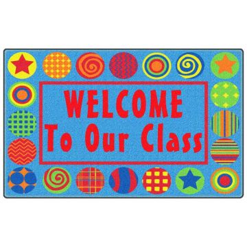 Patterned Circles Mat and Runner