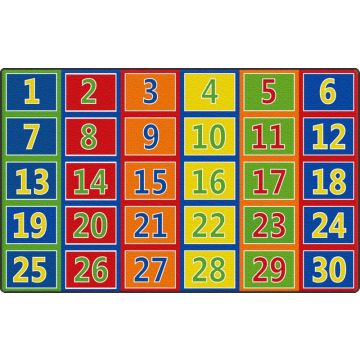 Number Rows Carpet