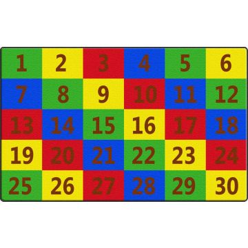 Number Seating Carpet