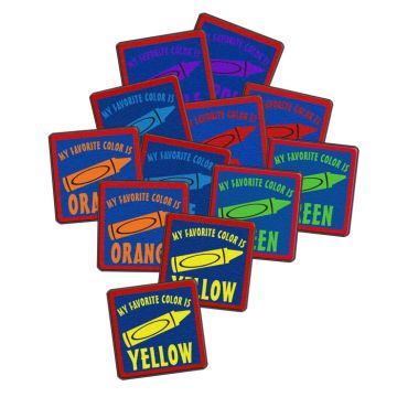 My Favorite Color Seating Squares